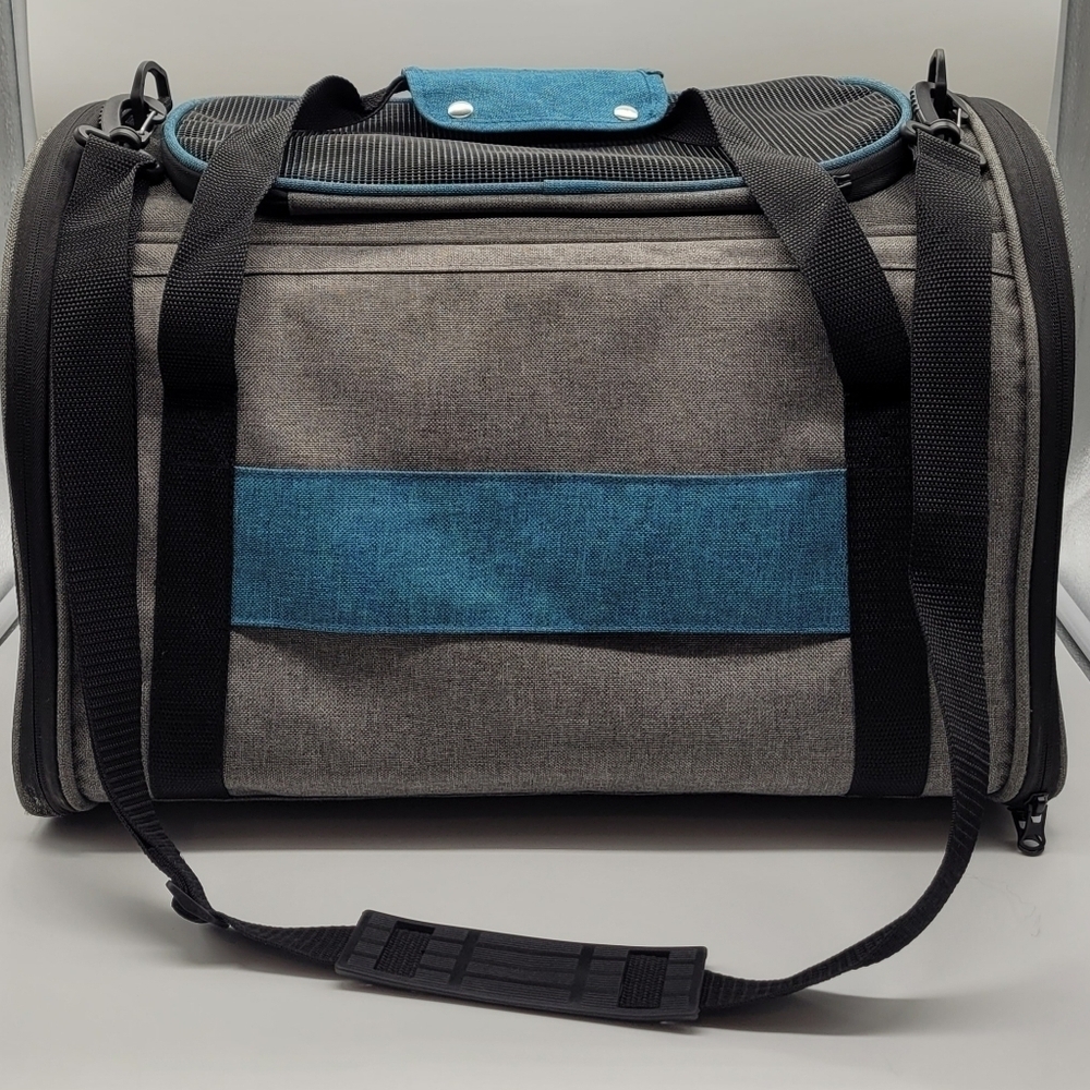 BurgeonNest Cat Carrier for Cats Dogs <20 lbs 17.7"L x 12"W x 12.5"H​​​ - Picture 4 of 9